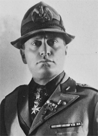 Benito Mussolini - Urheber: George Grantham Bain - Public Domain